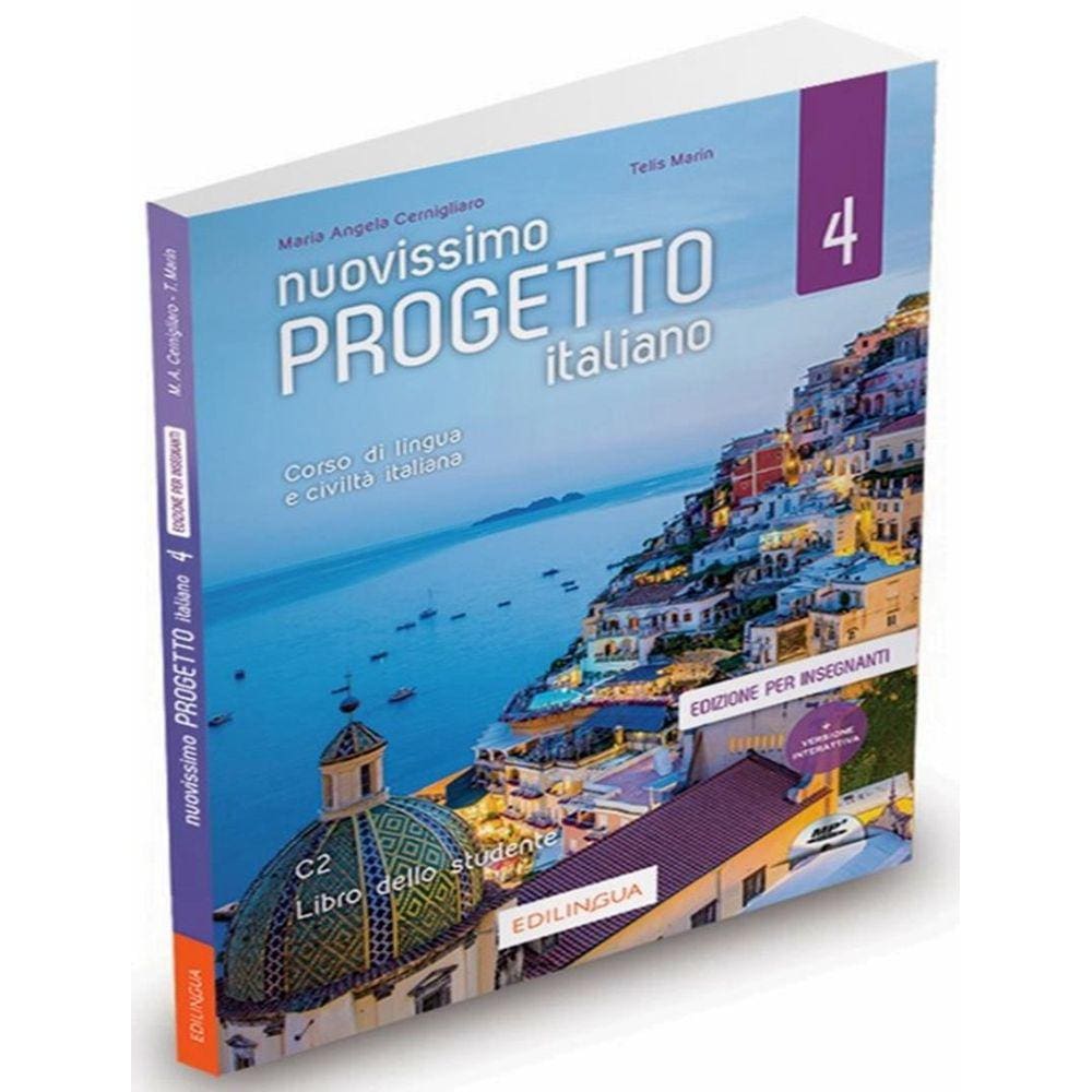 Nuovissimo Progetto Italiano 4 (C2) - Libro Dell´Insegnante + Cd Audio Mp3