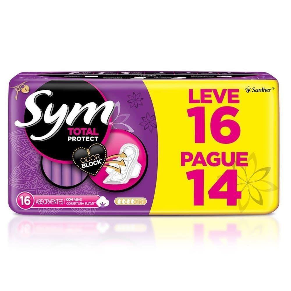 sym様 Sym Absorvente Suave C/ Abas C/16 | Extra