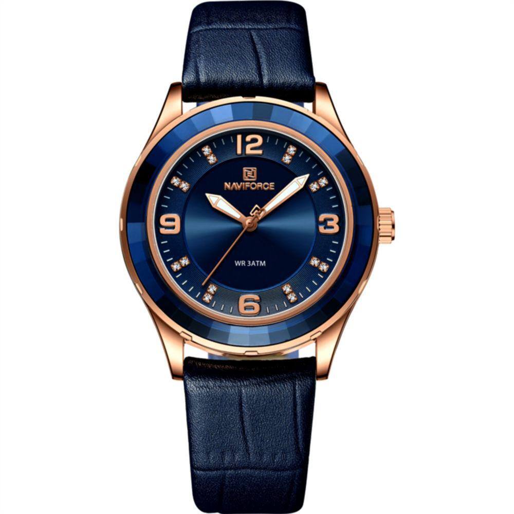 Relógio Feminino de Quartzo Design Elegante com Strass Impermeavel