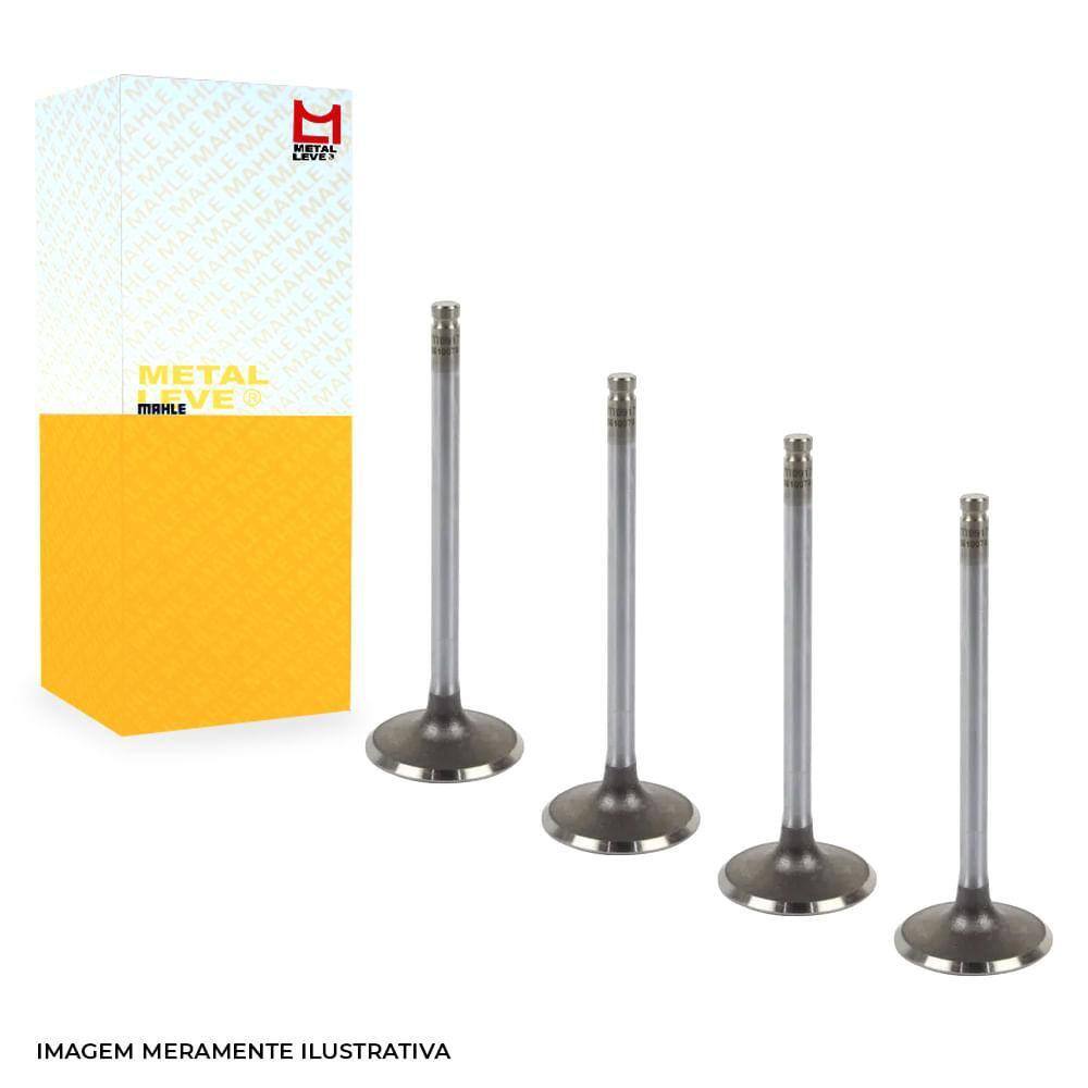Kit 4 Válvula de Escape Metal Leve Honda NX 400 400i Falcon