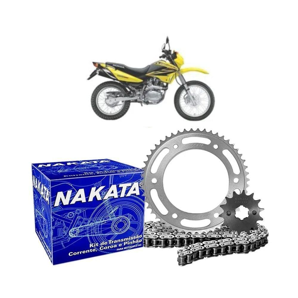 Kit Relação Transmissão Nakata Honda NXR 150 Bros 2005-2008