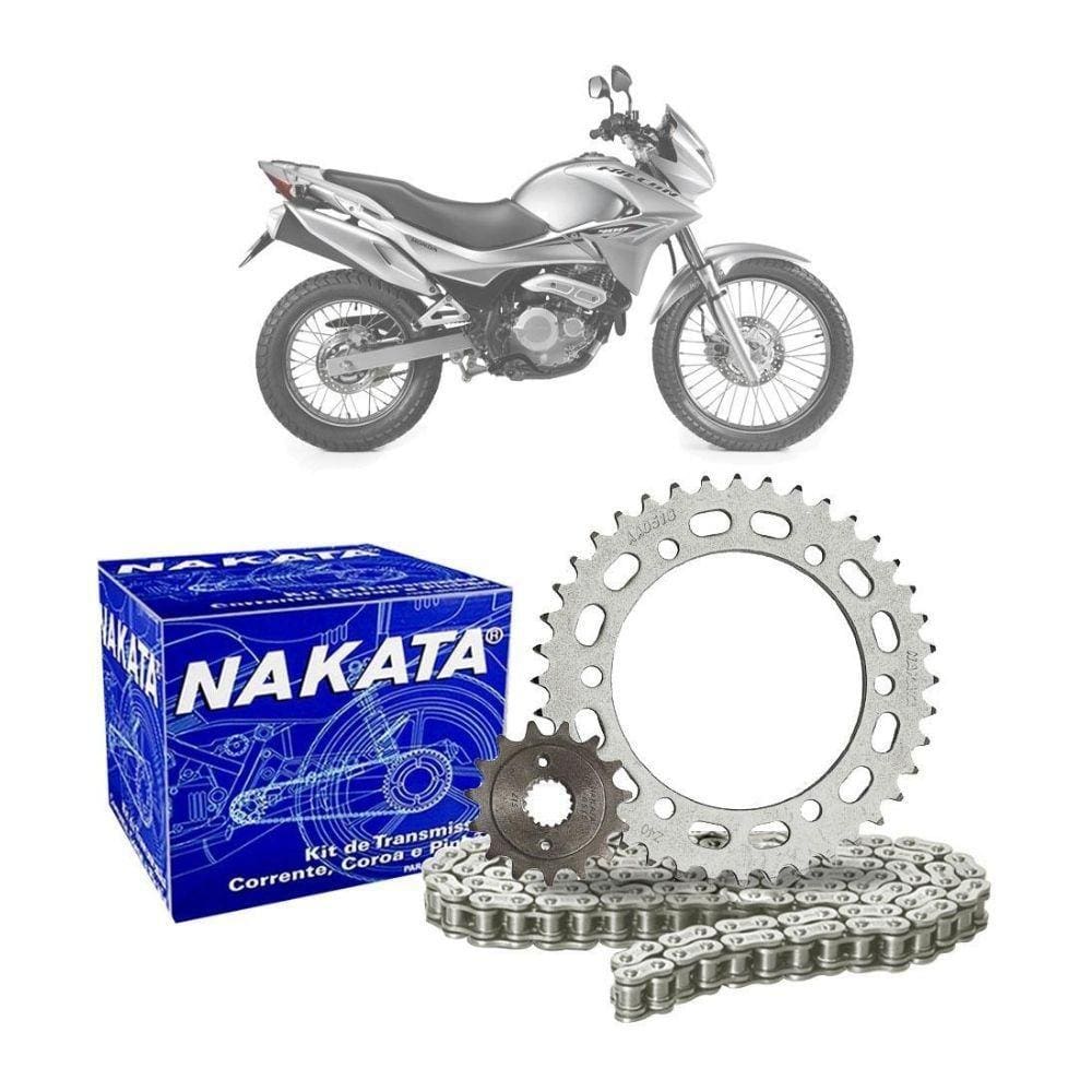 Kit Relação Transmissão Nakata Honda NX 400 Falcon 2000-2008