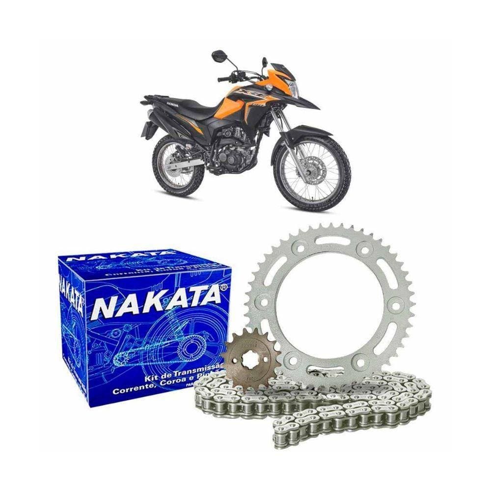 Kit Relação Transmissão Nakata Honda XRE 190 2015-2021