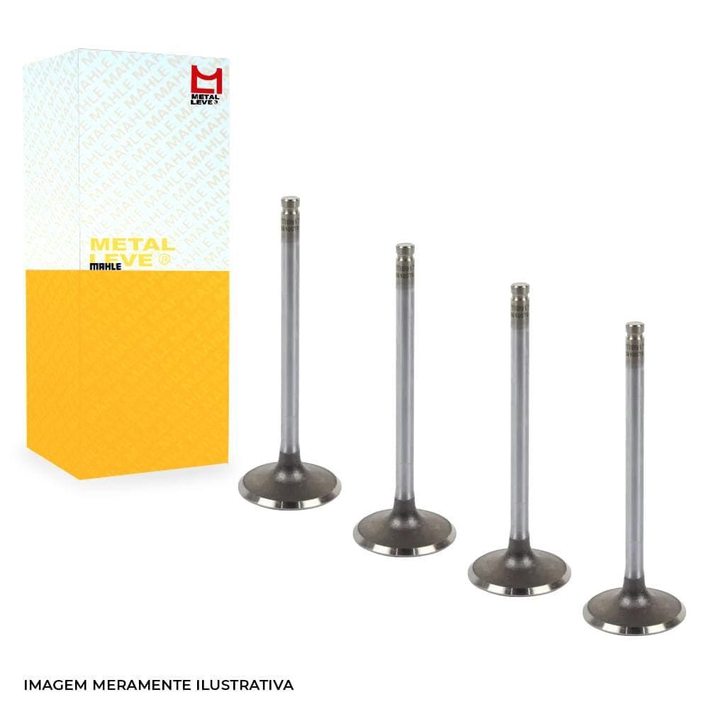 Kit 4 Válvula Escape Metal Leve Honda CG 150 Titan Sport Fan
