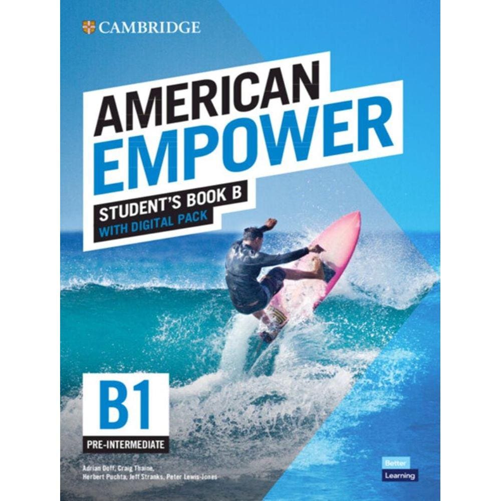 American Empower Pre-Intermediate B1 Sb B With Digital Pack - 1St Ed