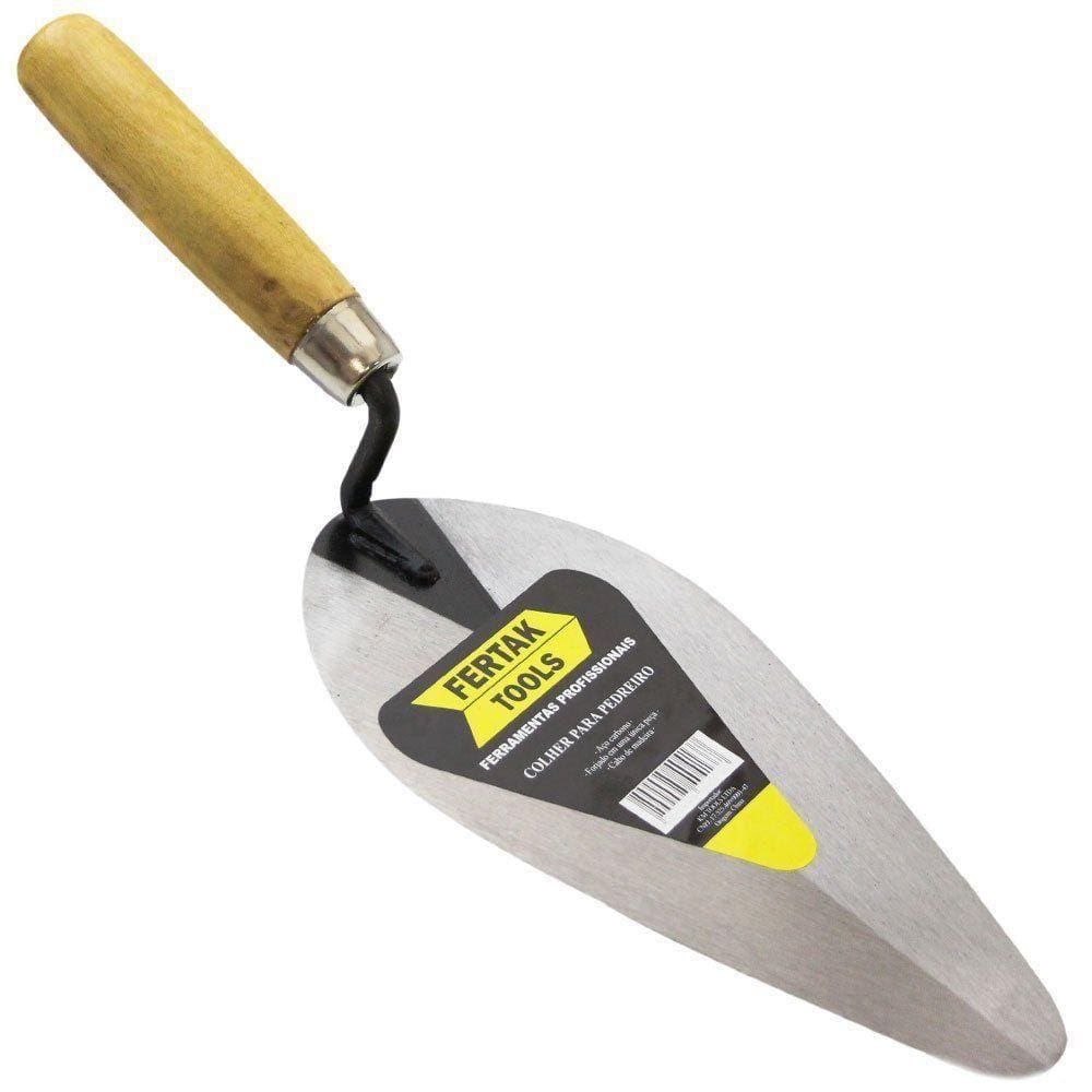 Colher De Pedreiro Reforçada Redonda 8”- Fertak