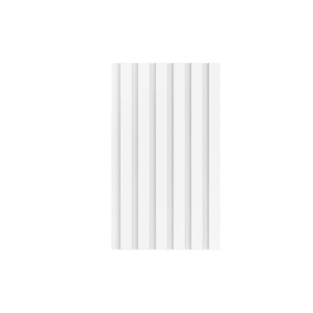 Aces Ripado Fêmea Ru Max 30x2700x12 6 Unidades Eucatex - caixa com 16,2m2 - Branco