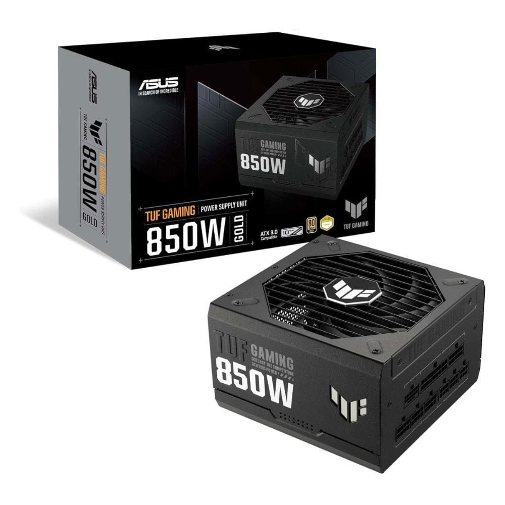 Fonte 850W Asus Tuf Gaming - PFC Ativo - 92% Eficiência - 80 PLUS® Gold - Bivolt - 90YE00S2-B0BA00
