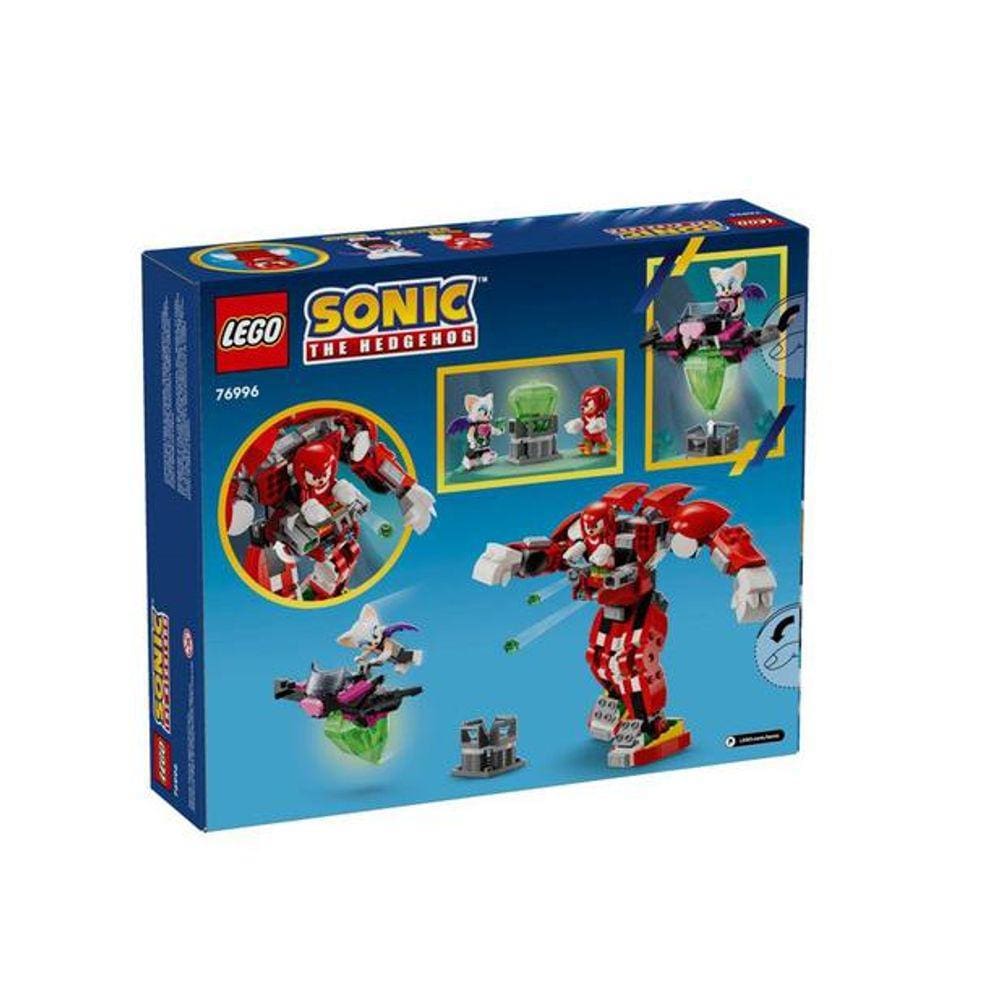 Blocos de Montar - Sonic the Hedgehog - Robo Guardiao de Knuckle LEGO DO BRASIL