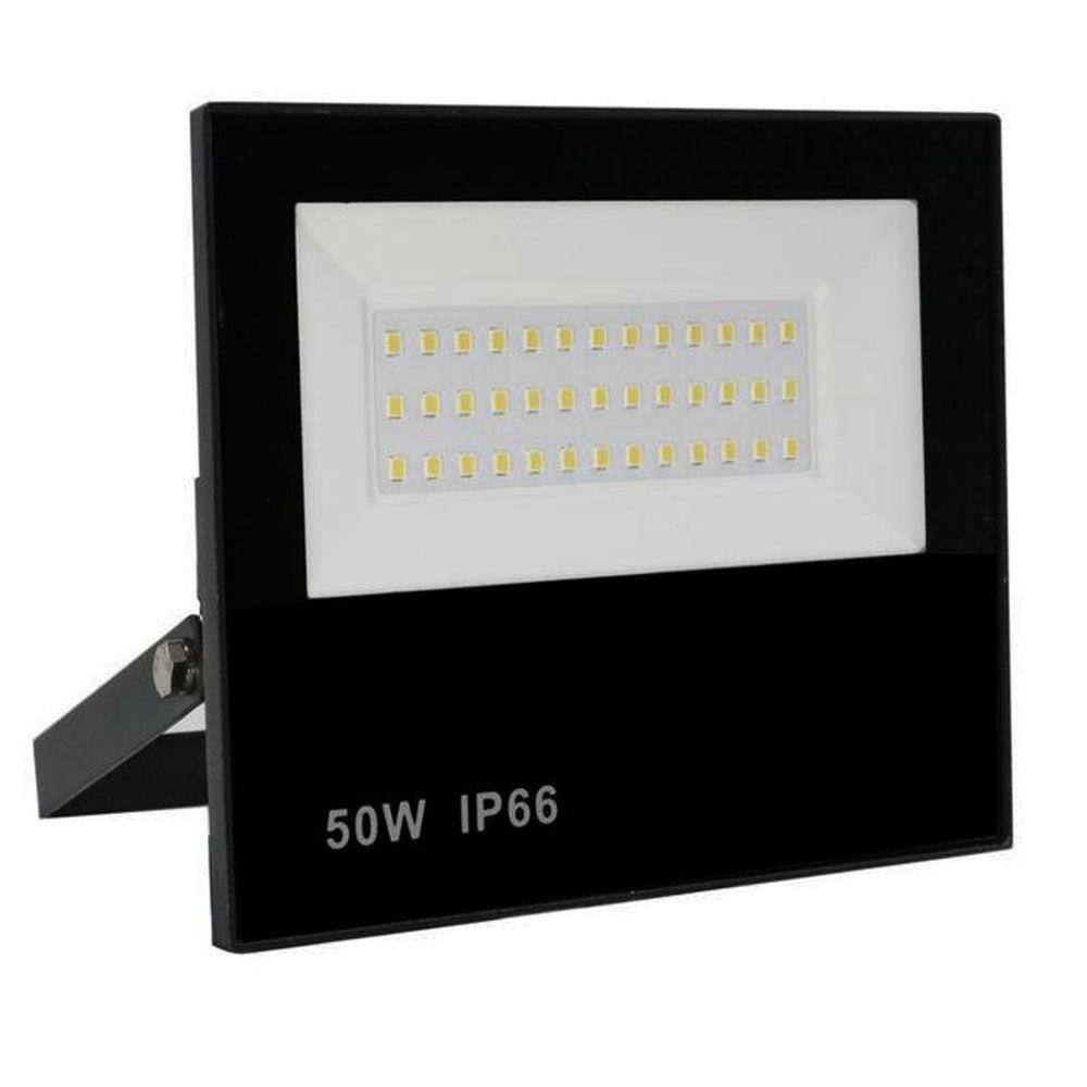 Refletor Led Holofote 50w A prova D`água Branco Frio 6500k