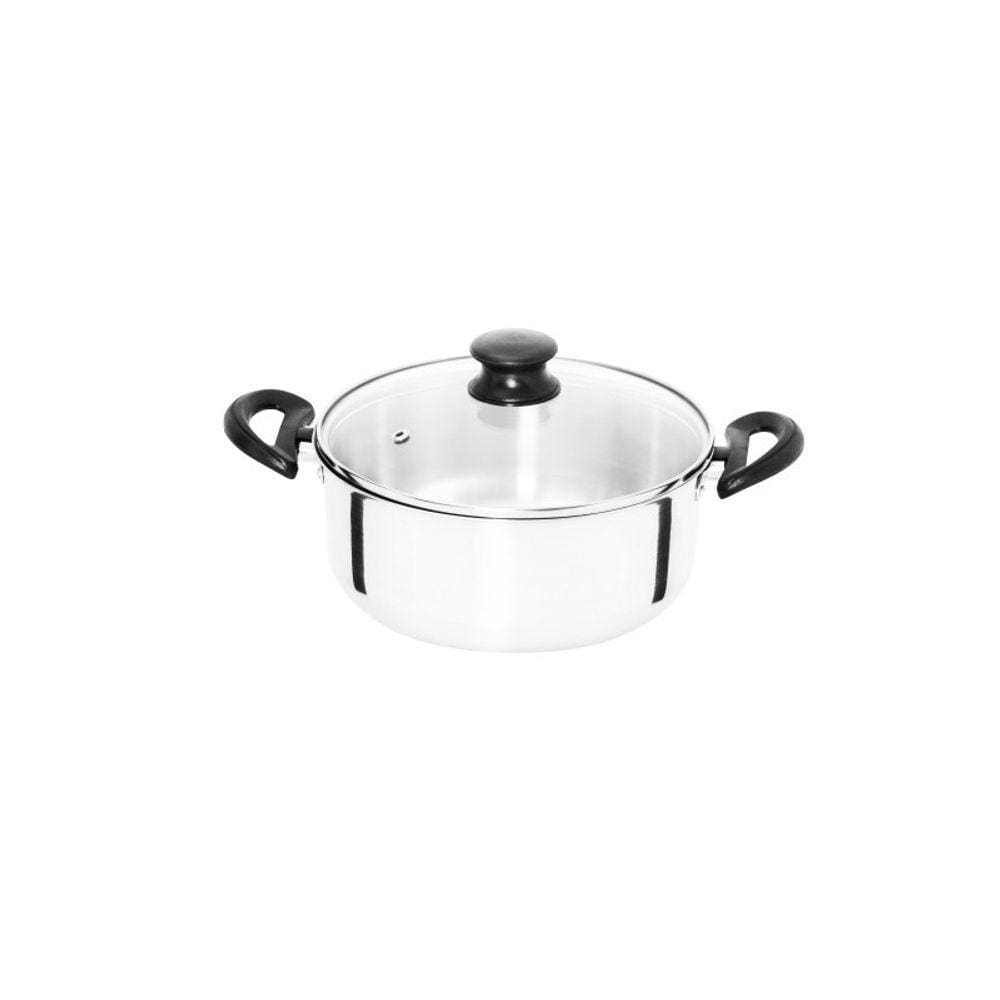 Caçarola Extra - Asa Em Baquelite - Tampa Vidro - Capacidade 1,50 L - Caçarola N° 16