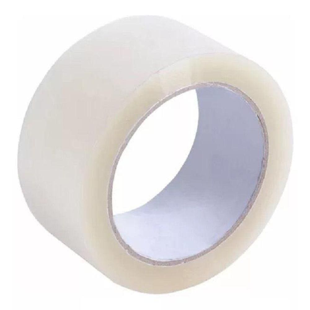 Fita Adesiva Transparente 48Mm - 100 Metros -05 Unidades