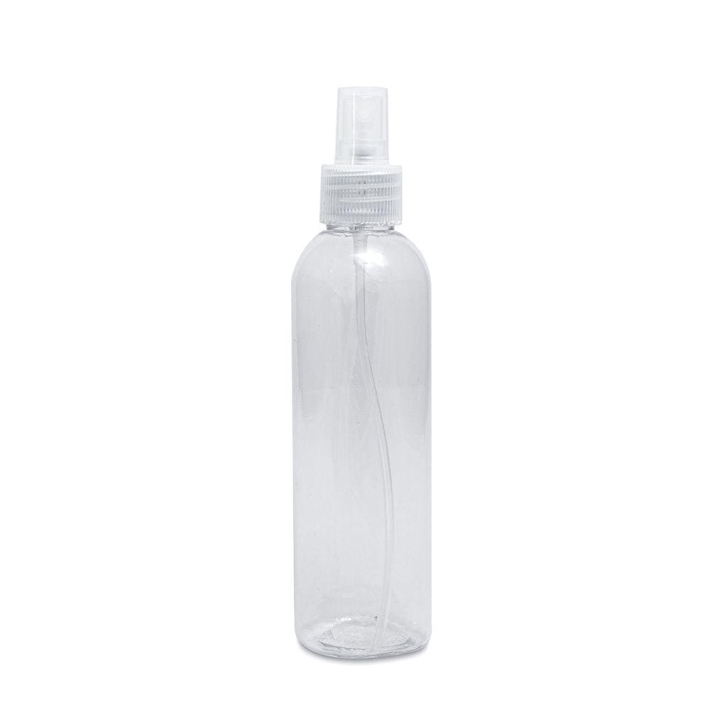 4 Frasco Spray Borrifador 250ml Cilíndrico Alto C/ Tampa