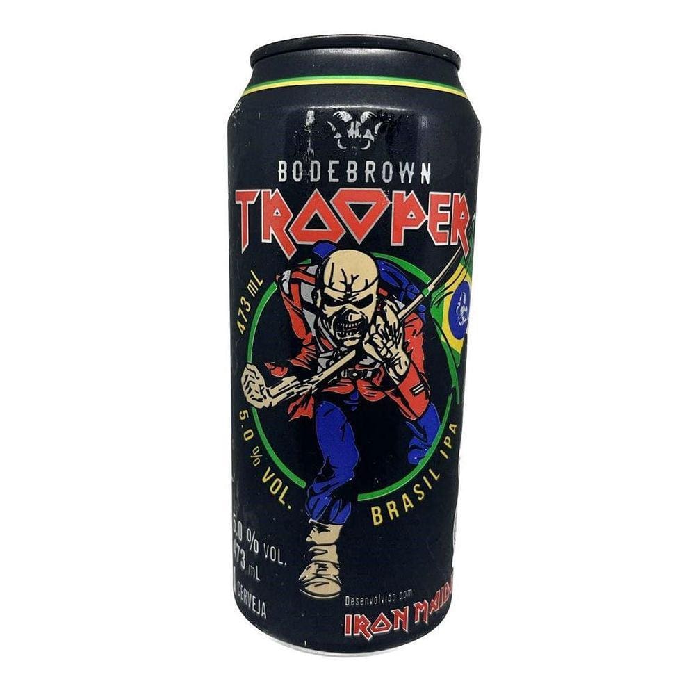 Trooper Cerveja Ipa Cacau Chocolate Branco Manga Iron Maiden