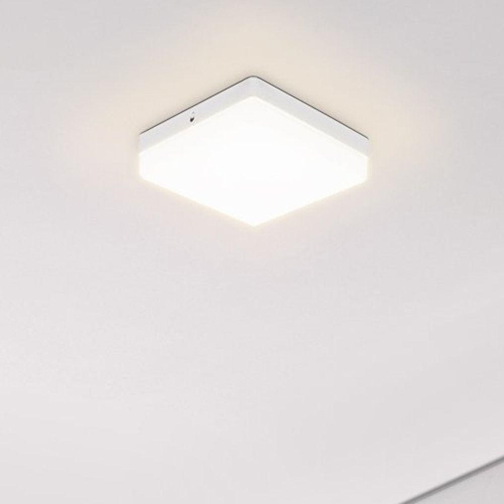 Painel LED Frameless Sobrepor 18W Quadrado 3000K Taschibra Branco