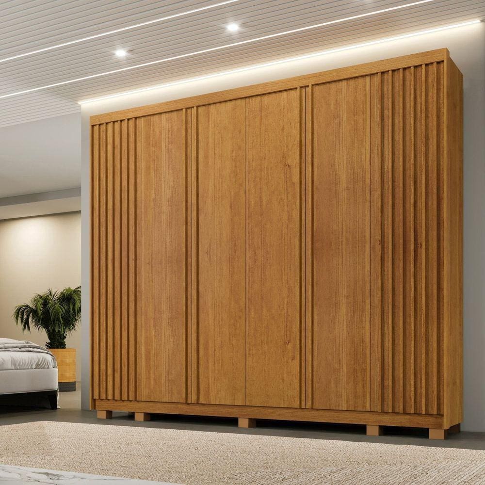 Guarda-roupa 6 Portas 6 Gavetas Arezzo Cinamomo