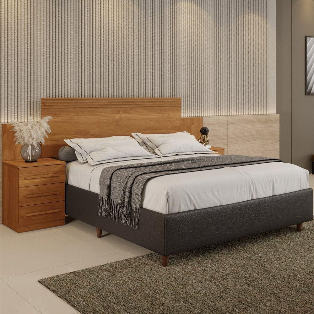 Cabeceira Casal Extensível 230 a 250 Cm Império Cinamomo