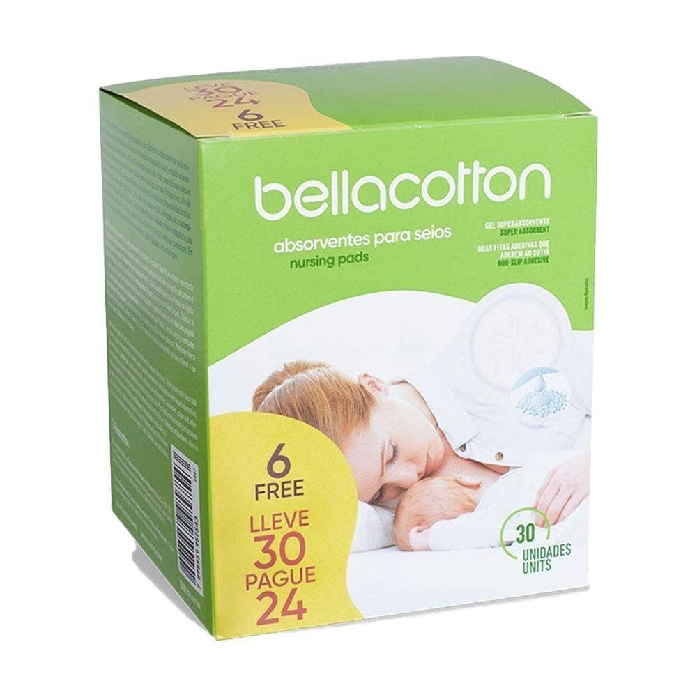Absorvente Para Seios Bellacotton Toque Suave Leve30Pague24