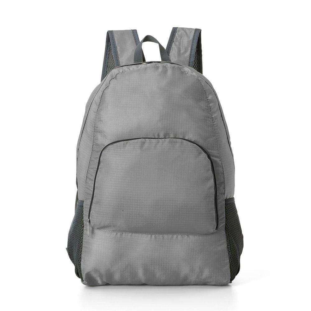 Mochila Nylon Dobravel Impermeável 21L Cinza - QUANHE