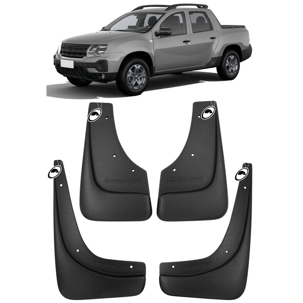 Jogo Apara Barro Protetor Lameira Flap Renault Oroch 2015 2016 2017 2018 2019 2020