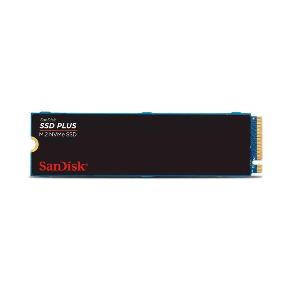 SSD M.2 1TB Sandisk Plus - NVMe - Leitura 3200MB/s - Gravação 2500MB/s - SDSSDA3N-1T00-G26