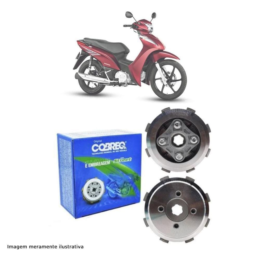 Kit Embreagem Cobreq Honda Biz 125 2005 até 2010