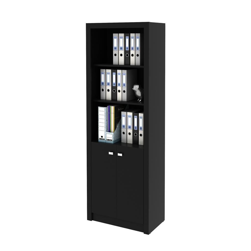 Armário Escritório com 2 Portas Multimóveis CR25020 Preto