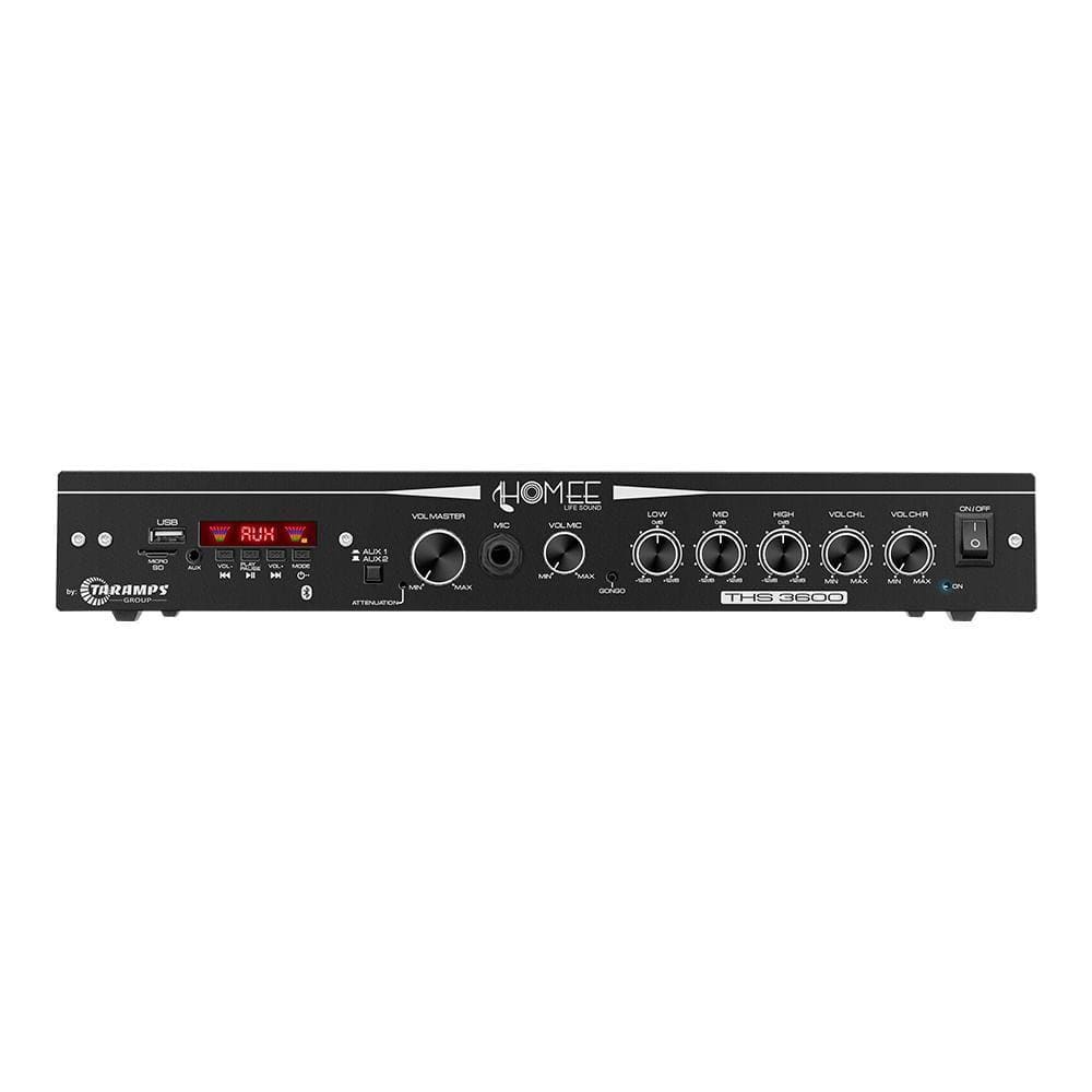 Amplificador Receiver Residencial Taramps THS 3600 120W RMS