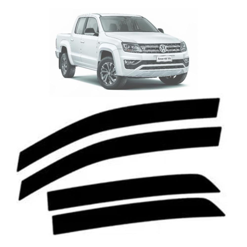 Calha de Chuva Fumê TG Poli Amarok 4 portas 2010 até 2022