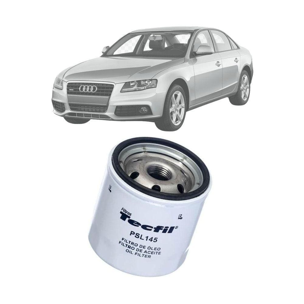 Filtro de óleo Tecfil Audi A4 de 1998 até 2006