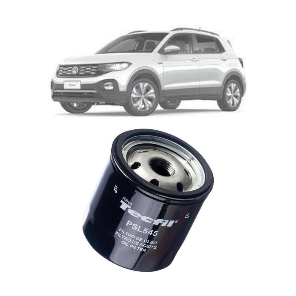 Filtro de óleo Tecfil Volkswagen T-Cross de 2019 até 2020