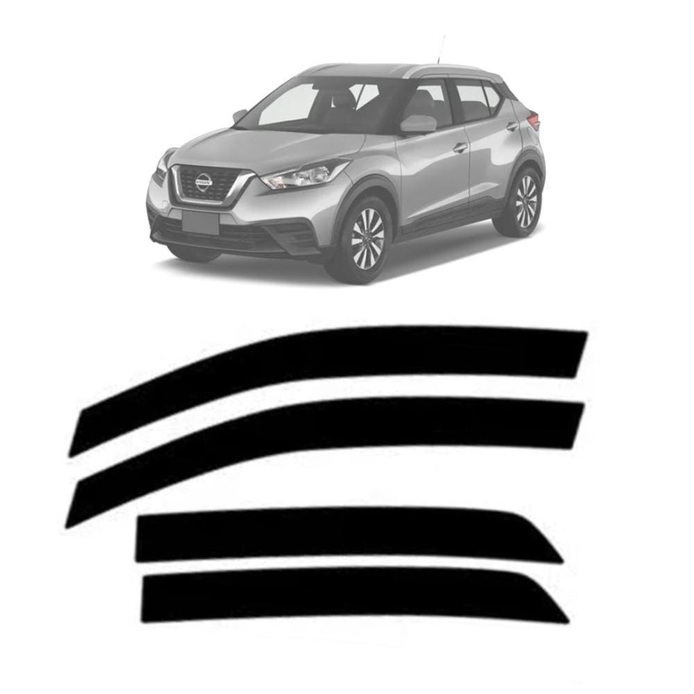 Calha de Chuva Fumê TG Poli Nissan Kicks 4 Portas 2017-2022