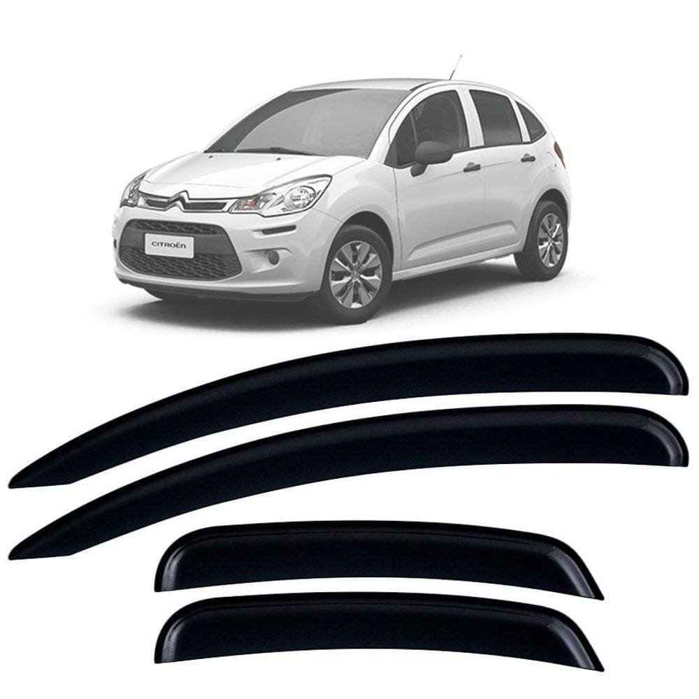 Calha de Chuva TG Poli Citroën C3 03/13 4 Portas