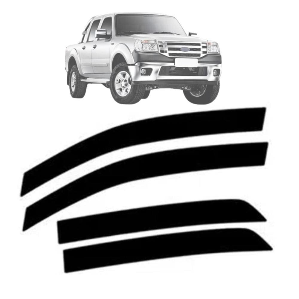 Calha de Chuva Fumê TG Poli Ford Ranger 4 Portas 1996-2012