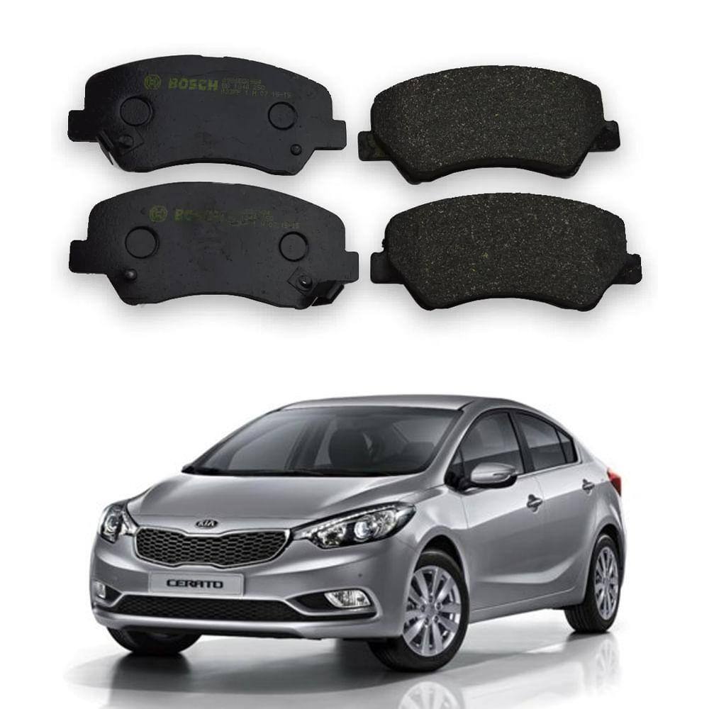 Jogo Pastilha De Freio Dianteira Bosch Kia Cerato 2013-2020