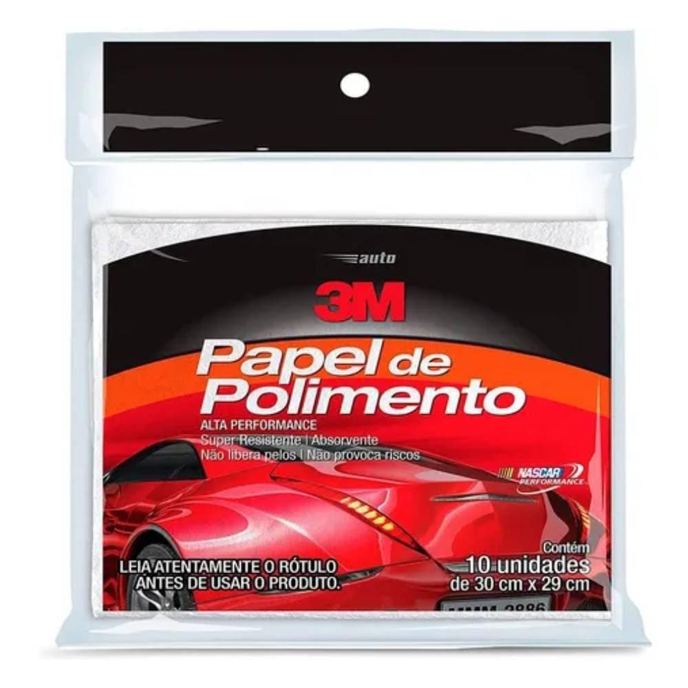 Auto Papel de Polimento 3M C/10 Fls HB004009146