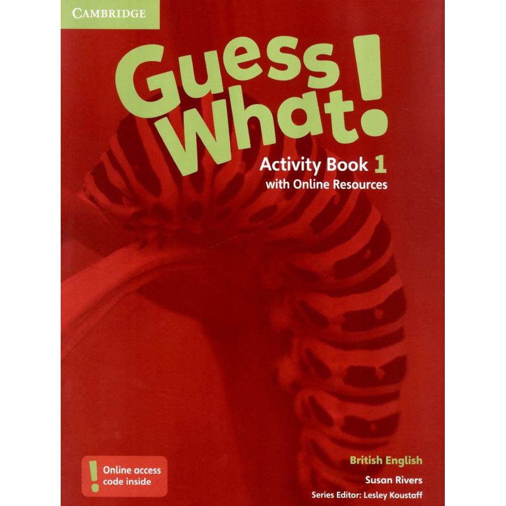Guess What! 1 Ab With Online Resources - British - 1St Ed