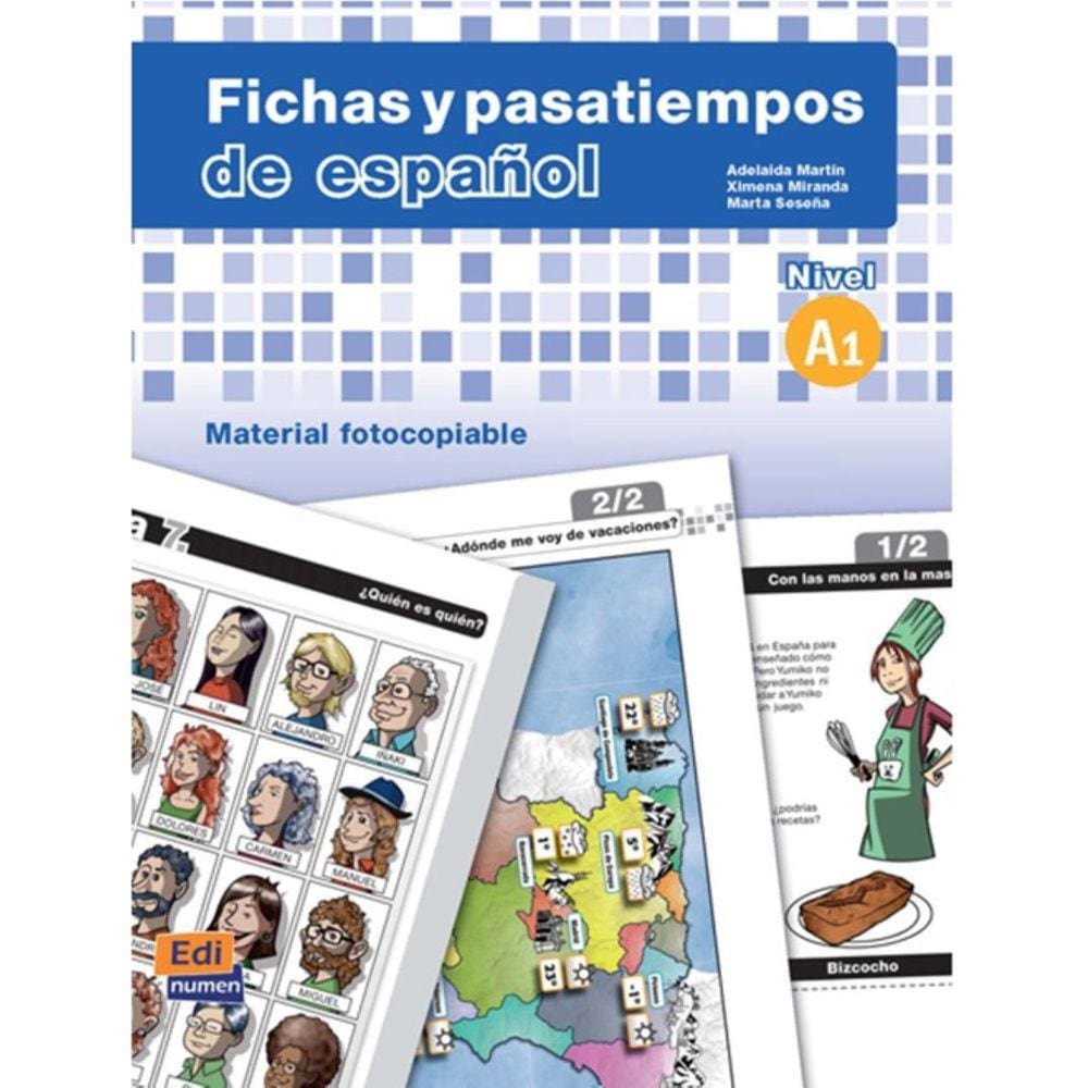 Fichas Y Pasatiempos De Espanol A1