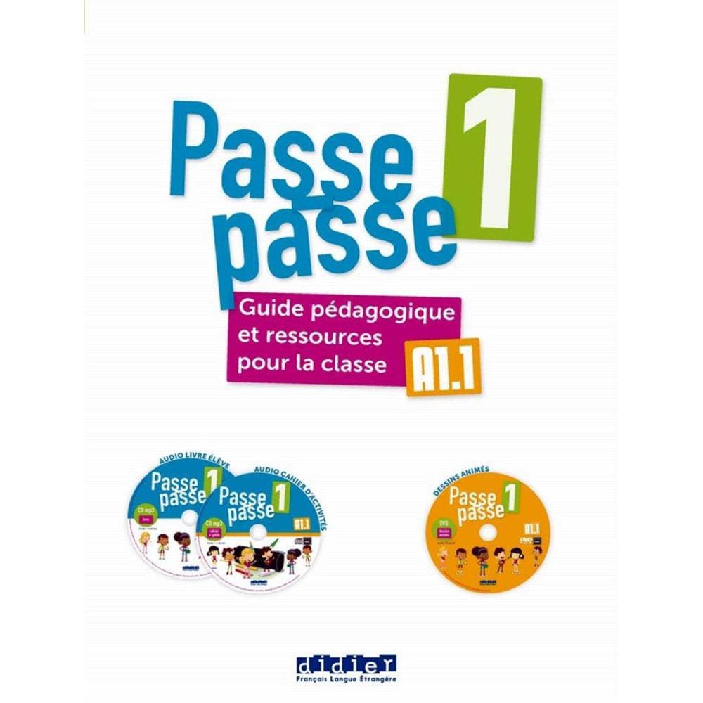 Passe - Passe 1 - Guide Pedagogique + 2 Cd Mp3 + Dvd