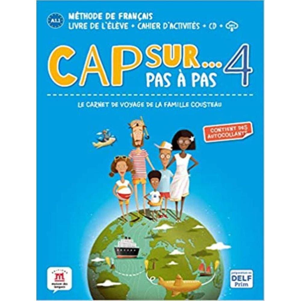 Cap Sur Pas A Pas - Livre De Leleve + Cahier Dactivites-4