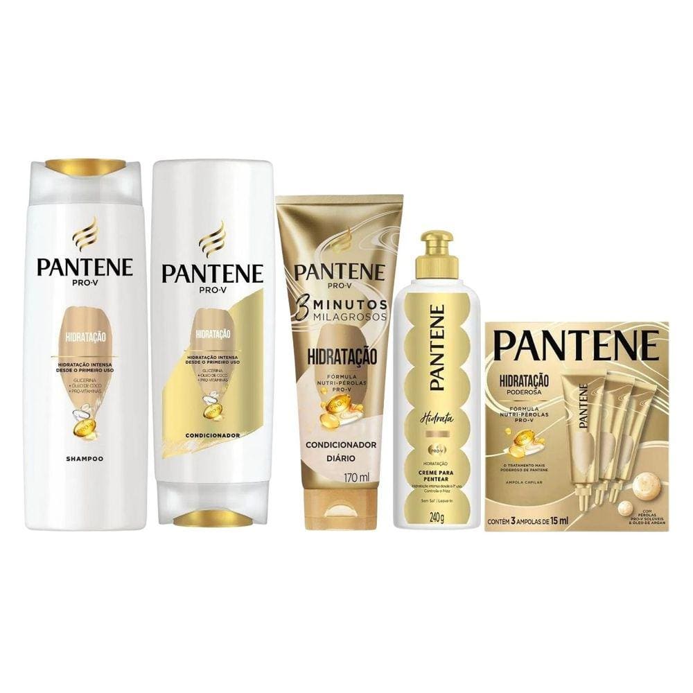 Kit Pantene Pro-v Hidratação Com 5