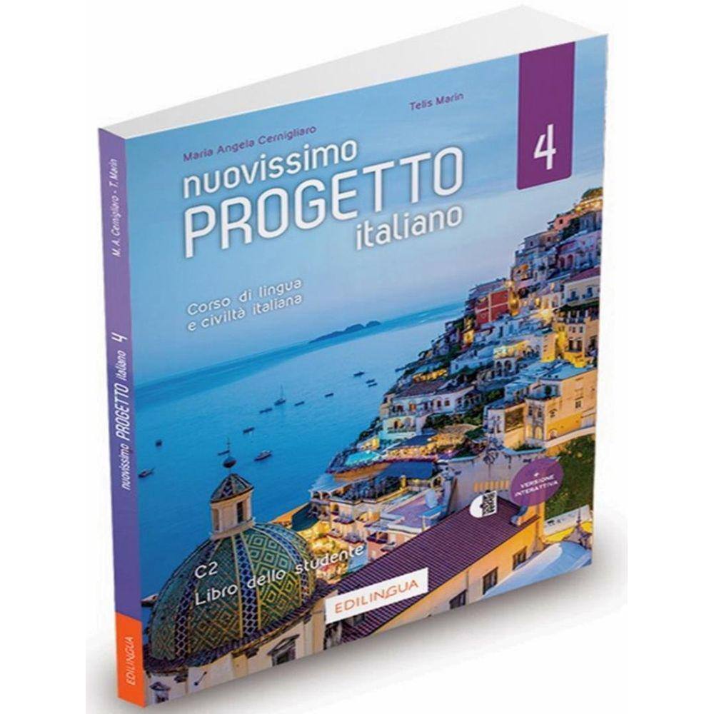 Nuovissimo Progetto Italiano 4 (C2) - Libro Dello Studente + Cd Audio Mp3