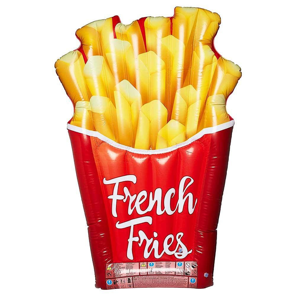 Boia Colchão Bronzeador Batata Frita Inflável Piscina Intex 58775