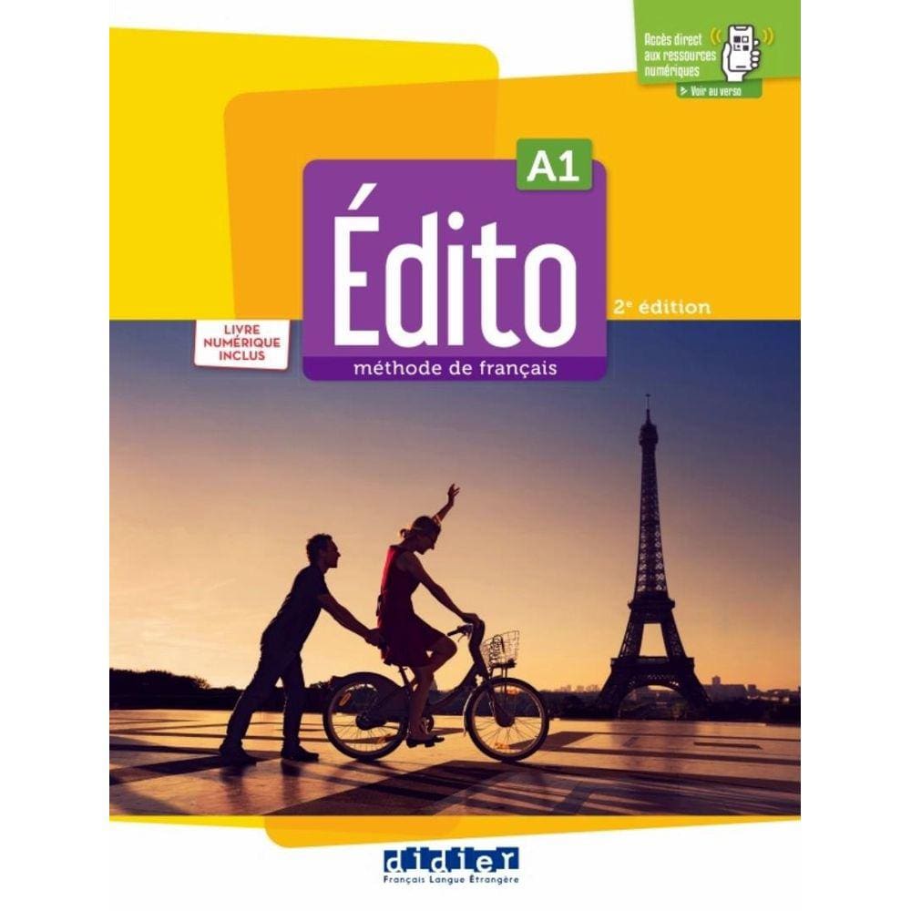 Edito A1 - Livre Eleve + Livre Numerique + Didierfle.App - 2Eme Ed.