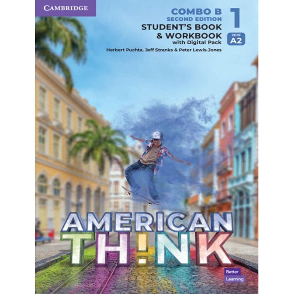 American Think 1B Combo Sb And Wb With Digital Pack - 2Nd Ed