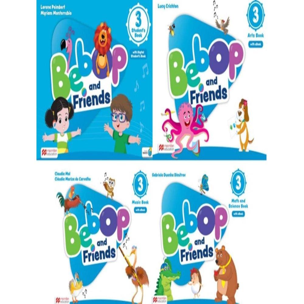Bebop And Friends 3 Student´S With Arts+Music+Math And Science Book