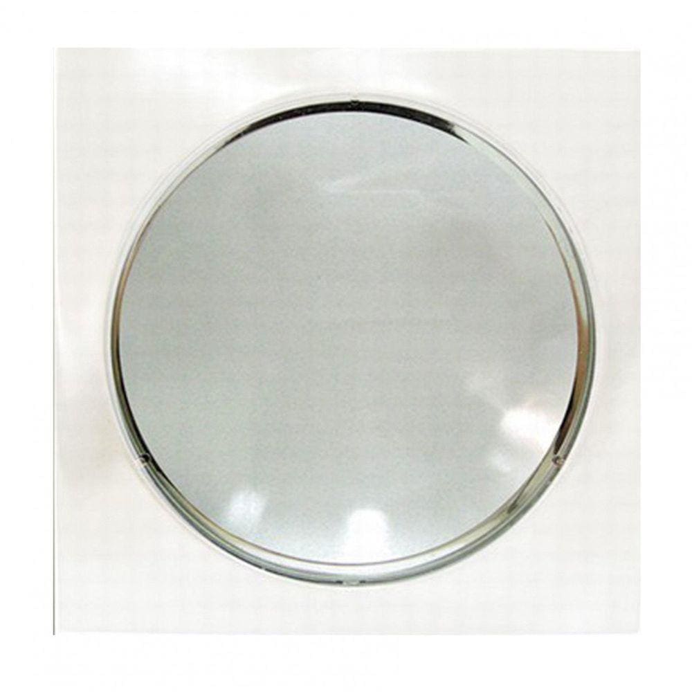 Plafon Embutir Quadrado com Vidro 17,8cm BS Bronzearte Branco