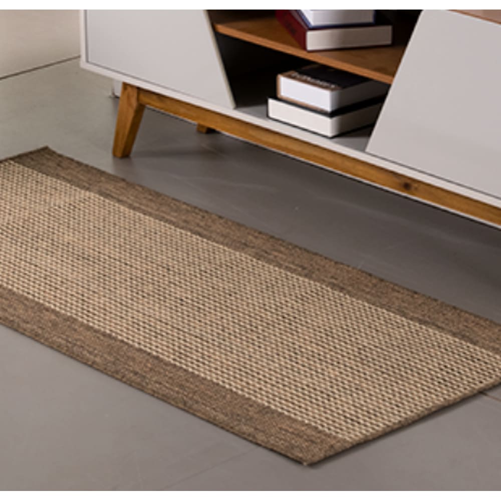 Tapete Passadeira Sisal Lancer 1 Peça Antiderrapante 1,00m x 66cm