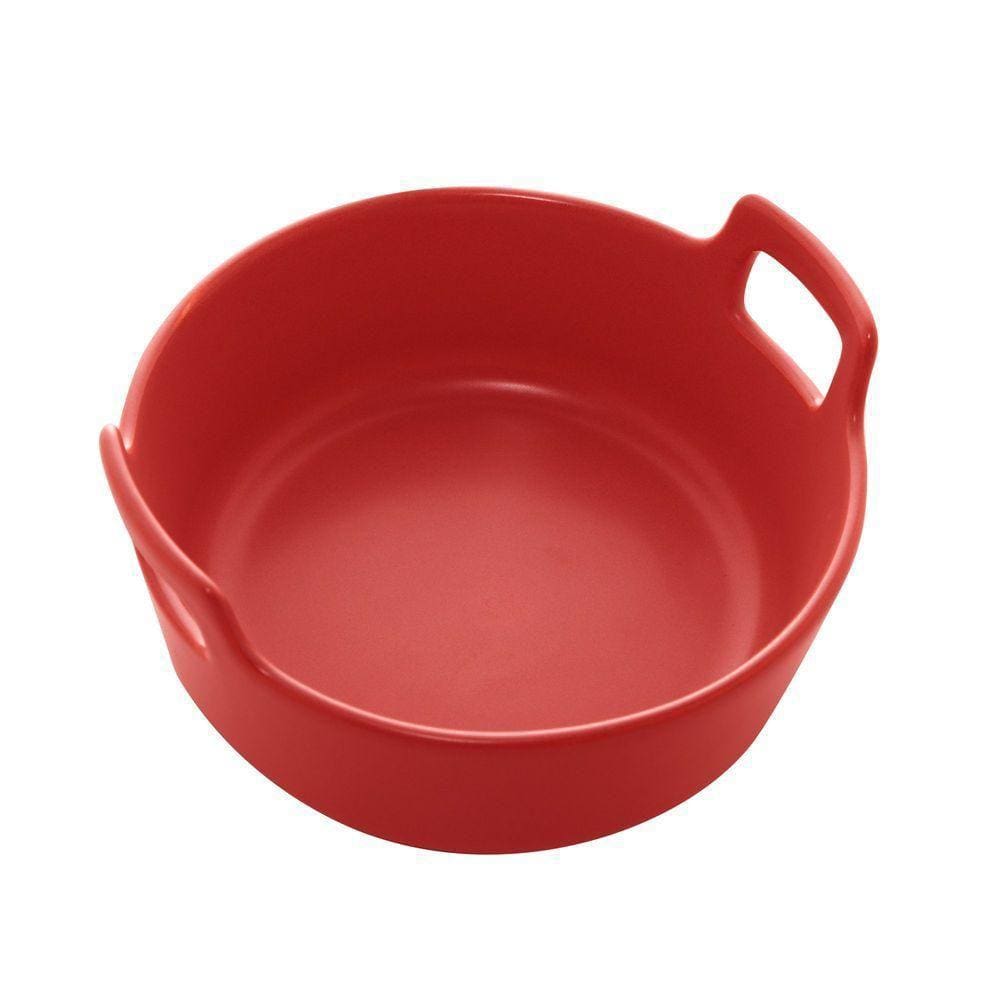 Mini Travessa Porcelana Nórdica Vermelho Matt 28677 - Bon Gourmet