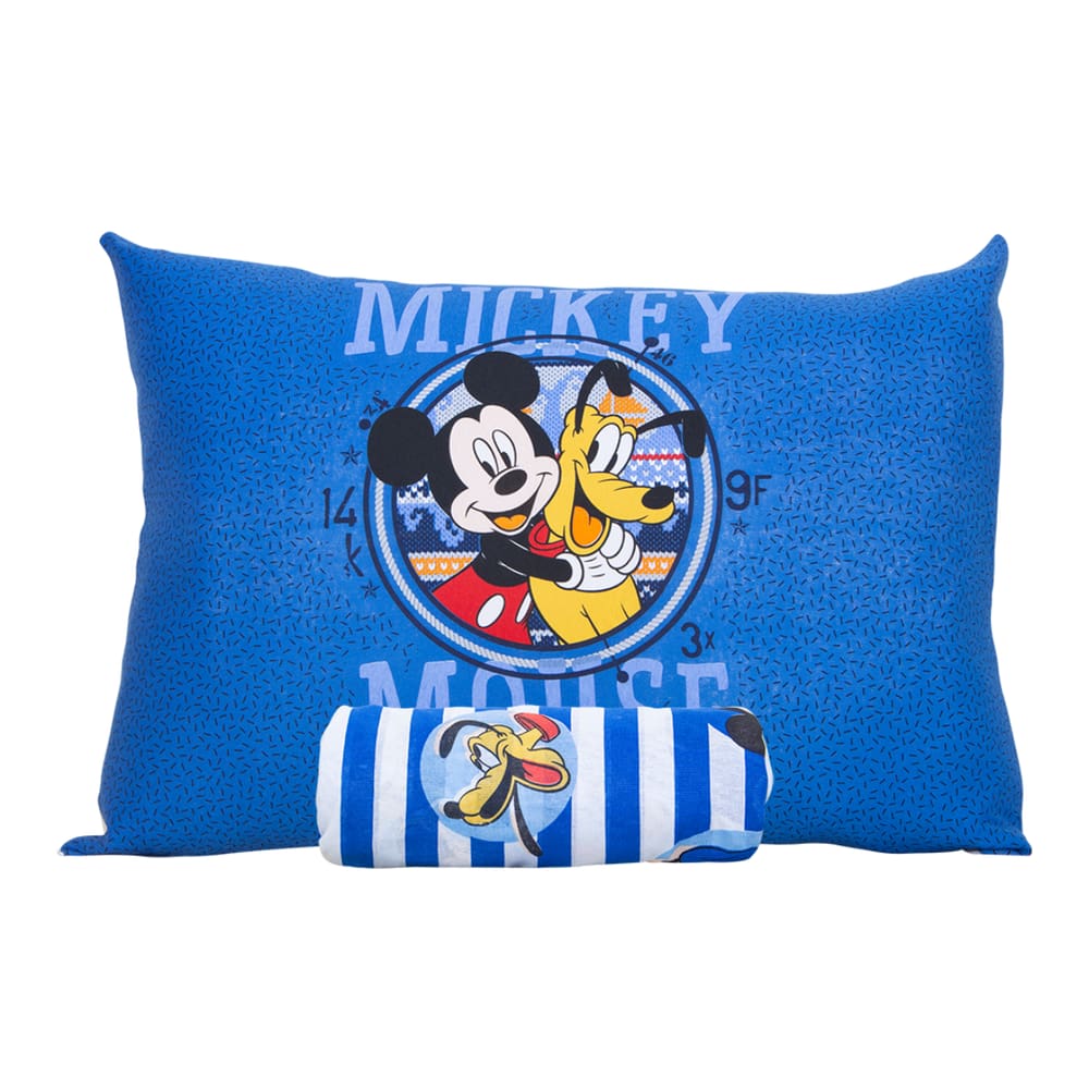 Jogo de Cama Lençol Solteiro Malha Algodão Infantil Disney